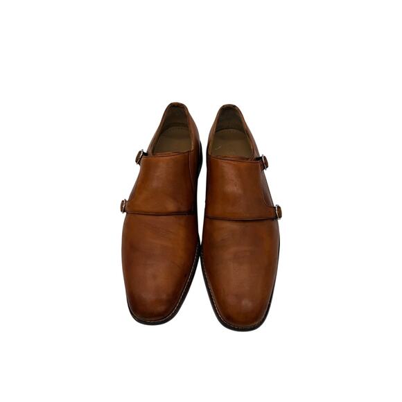 Cole Haan Men\'s Brown Leather Double Monk Strap Dress Shoes Size 12 M main image 5